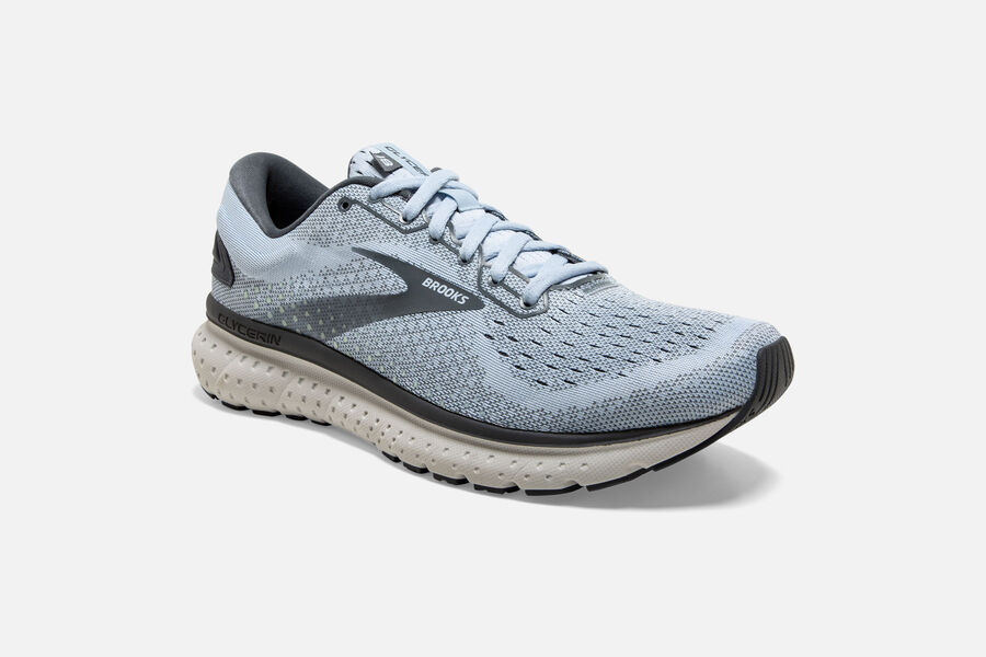 Brooks Running Shoes Womens Grey - Glycerin 18 Road - 0287-MRGYU